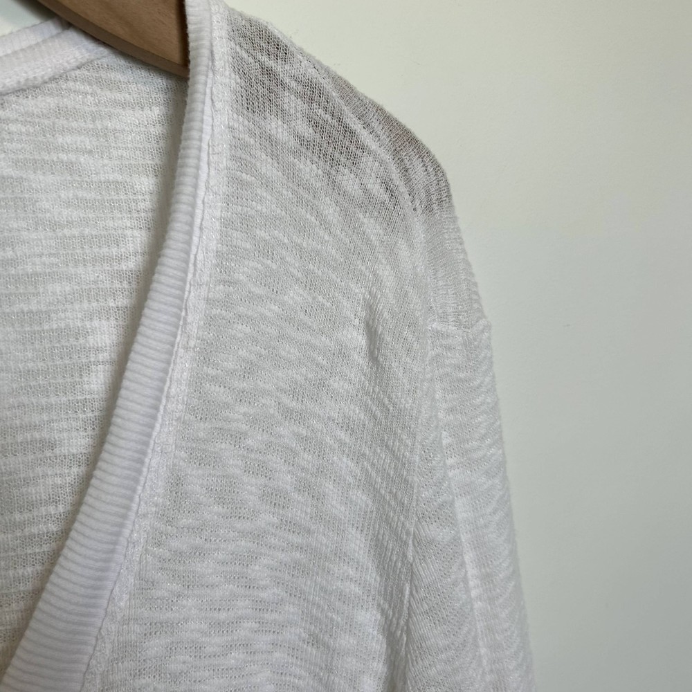 Left Of Center Anthropologie Long Sleeve Evie Cardigan Sweater Sz Medium - Picture 9 of 15
